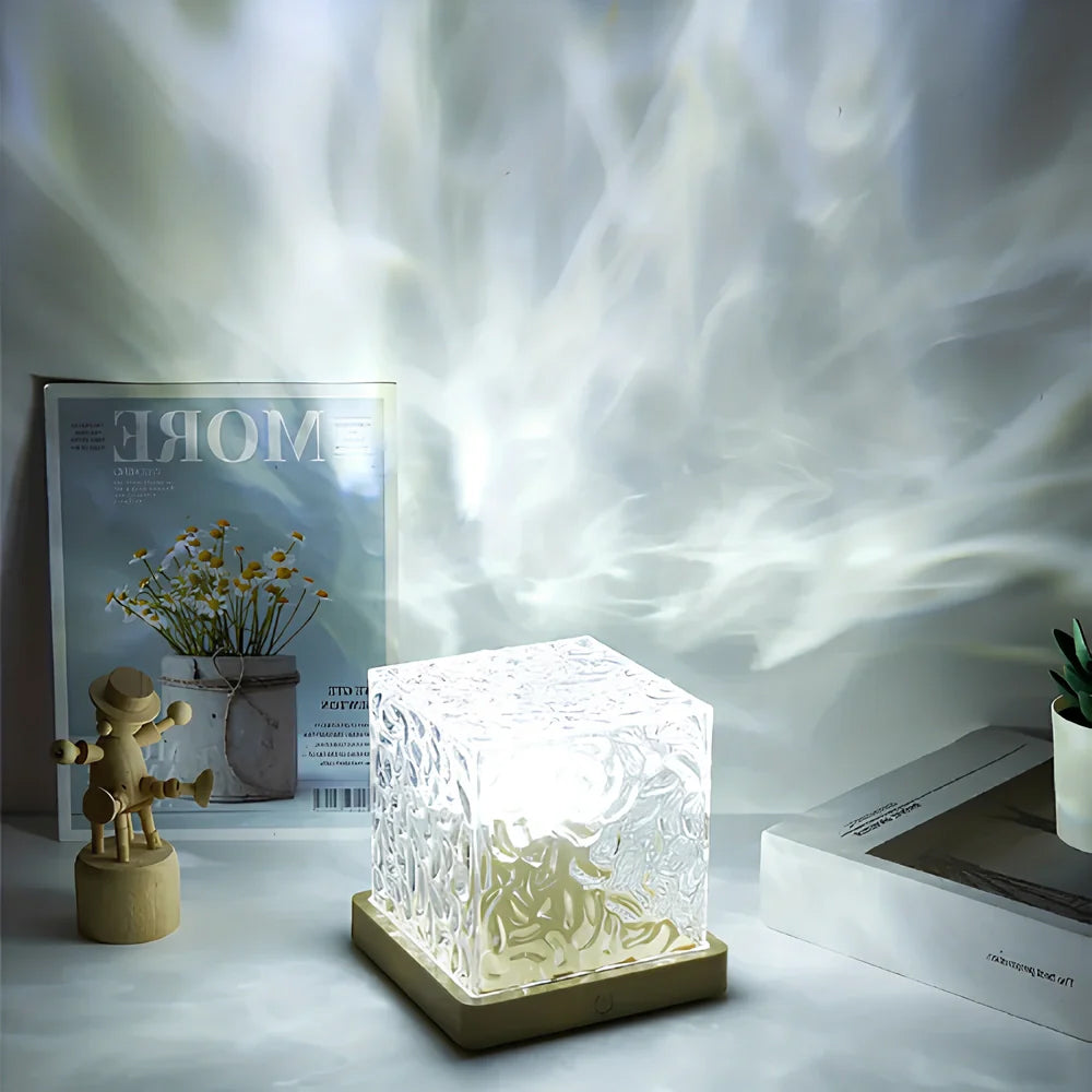 LED Northern Lights Ambient Lamp – Dynamic Light Effect, USB Powered for Bedroom/Office 