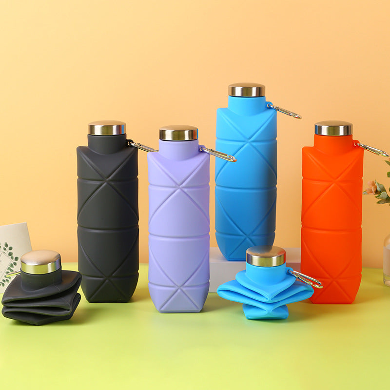 Best-Selling Collapsible Water Bottle for Travel &amp; Outdoor Sports | 700mL Portable Shatterproof Foldable Cup 