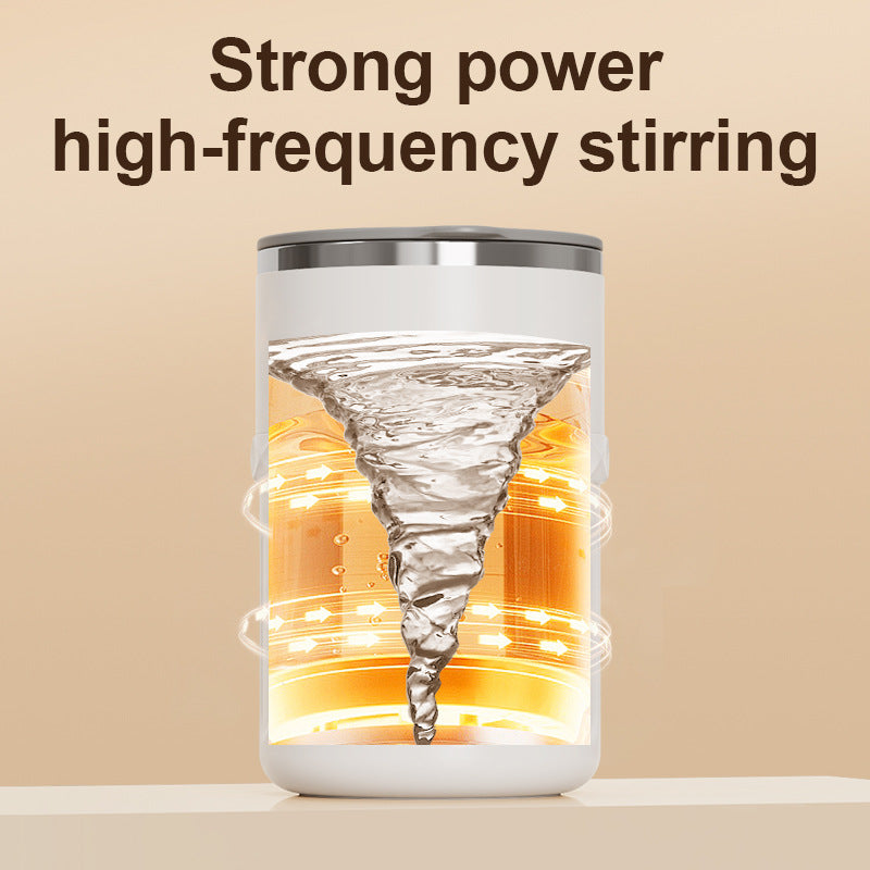 New Automatic Insulated Smart Temperature-Controlled Magnetic Electric Mixing Cup | Portable Coffee/Soy Milk/Smoothie Cup 