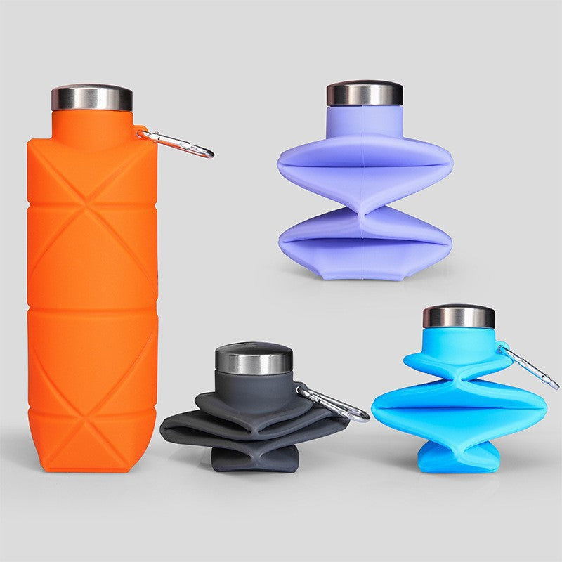 Best-Selling Collapsible Water Bottle for Travel &amp; Outdoor Sports | 700mL Portable Shatterproof Foldable Cup 
