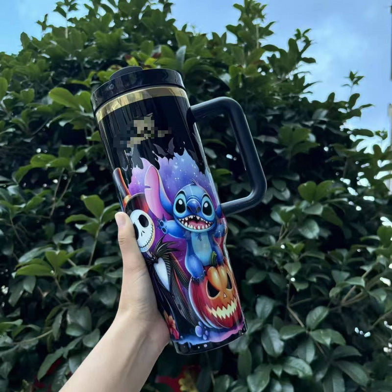 Halloween Glow-in-the-Dark 40oz 304 Stainless Steel Insulated Tumbler 