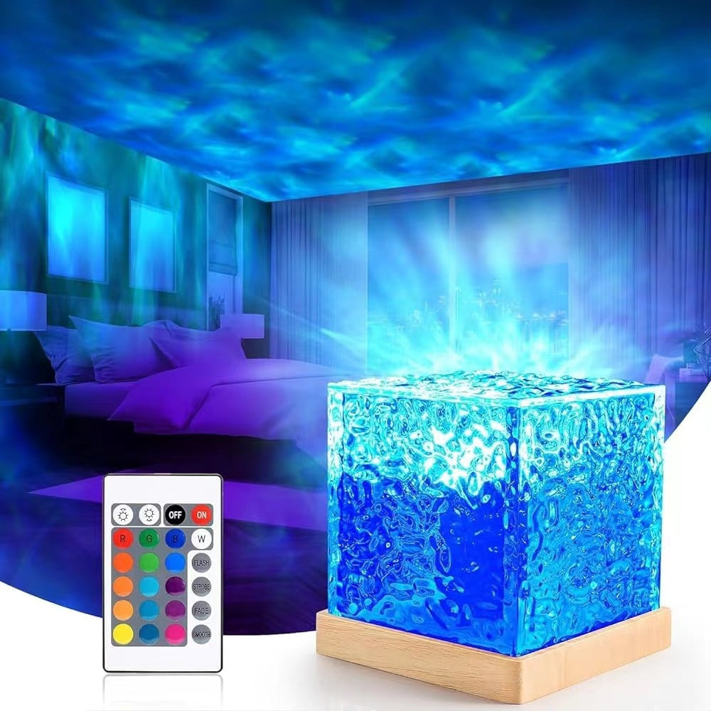 LED Northern Lights Ambient Lamp – Dynamic Light Effect, USB Powered for Bedroom/Office 